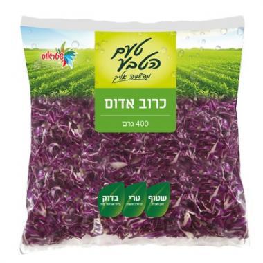 טעם הטבע כרוב אדום קצוץ